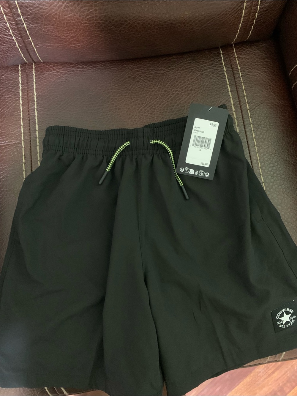 Converse All Star NWT’s boy’s size small moisture wicking shorts w/pocket